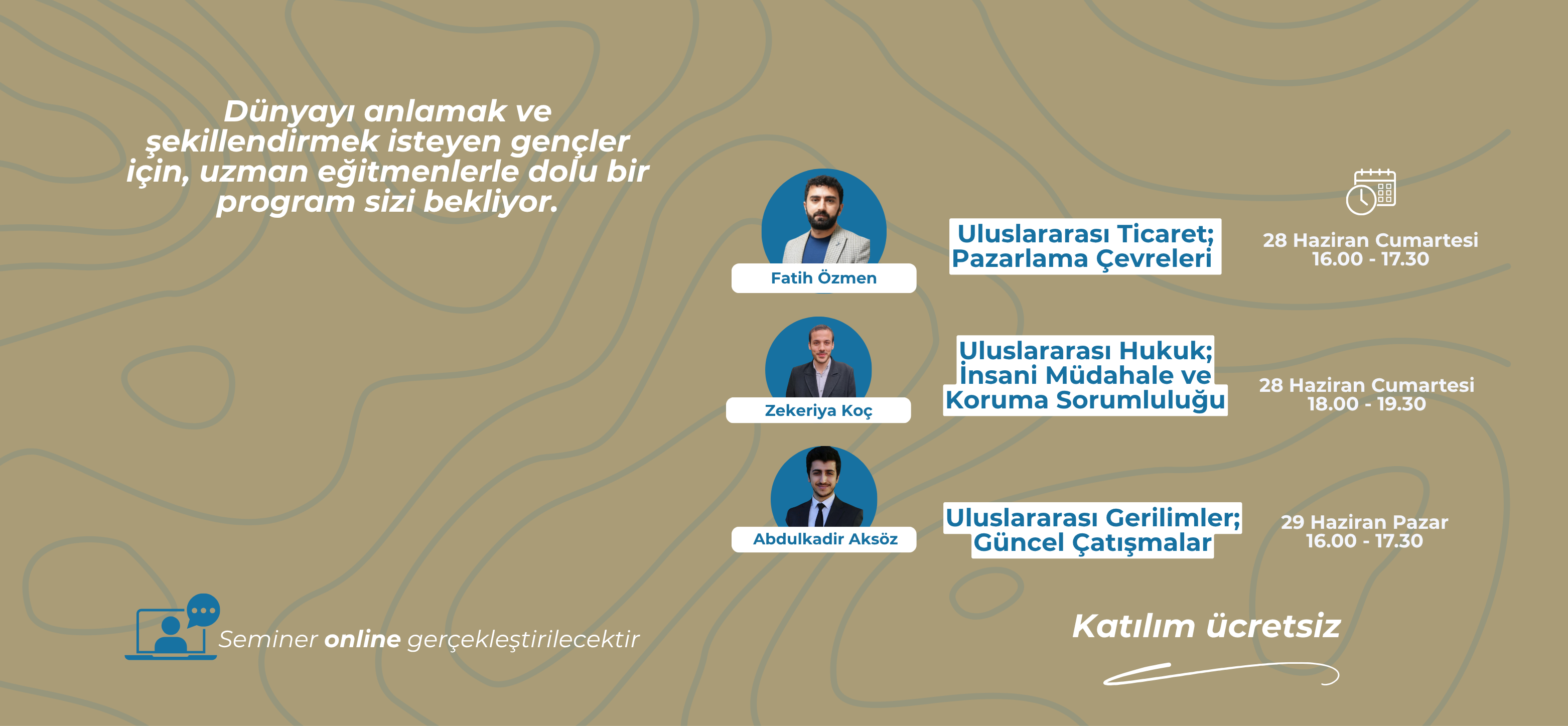 📣 Uluslararası İlişkiler Seminerleri Başlıyor!